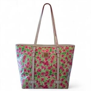 Dooney & Bourke Petunia Floral Coated Canvas Tote Shopper